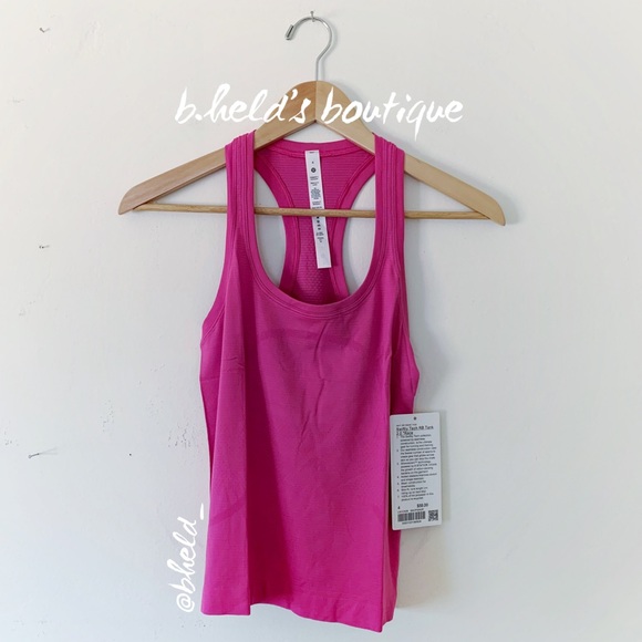 lululemon Swiftly Tech Racerback Tank Top 2.0 *RaceLength Sonic Pink Sz4 New NWT - Picture 1 of 15